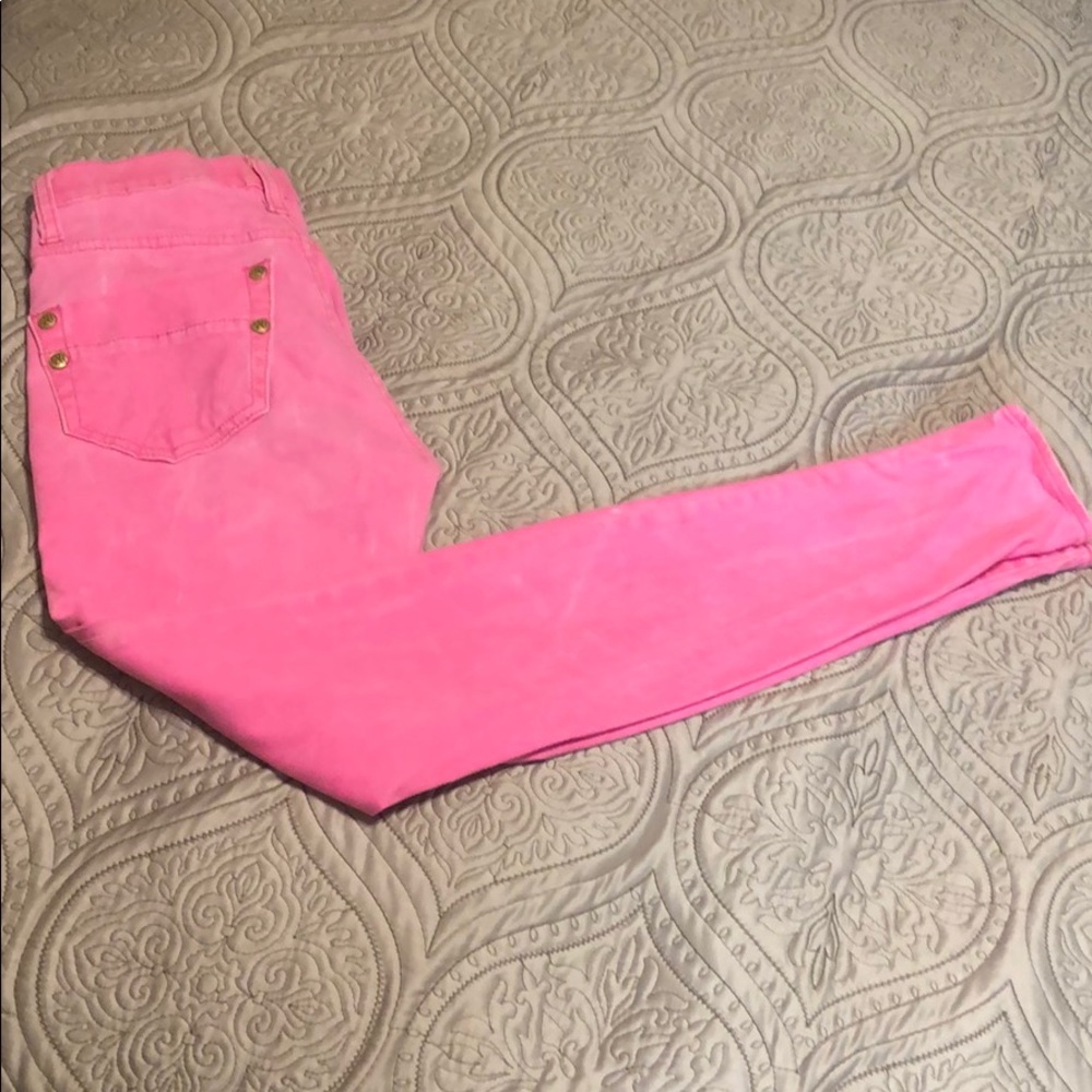 Rock & Republic hot pink skinny jeans
